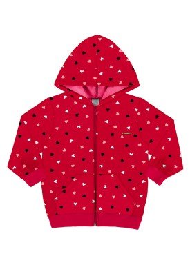 jaqueta infantil menina alakazoo vermelho 60891