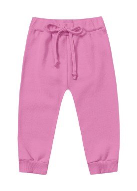 calca moletom bebe menina arco iris rosa fakini 1006 1