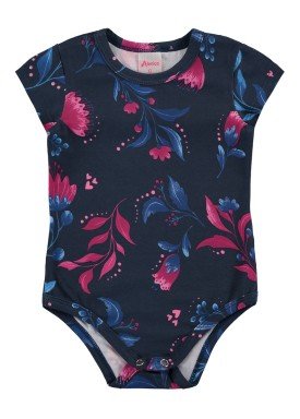 body bebe feminino flores marinho alenice 41017
