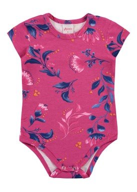 body bebe feminino flores rosa alenice 41017