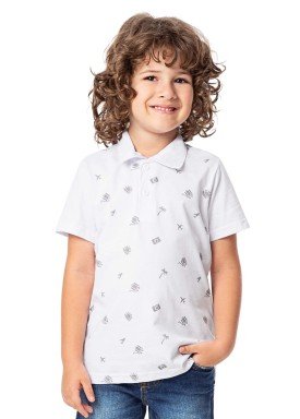 camisa polo infantil masculina viajar branco alenice 47003 1
