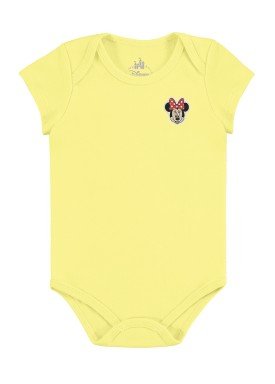 body bebe feminino minnie amarelo marlan d5411