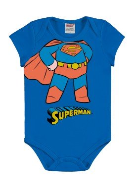 body bebe masculino superman azul marlan c4000