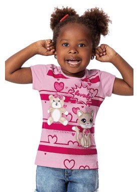 blusa infantil feminina lovely rosa alenice 44360 1