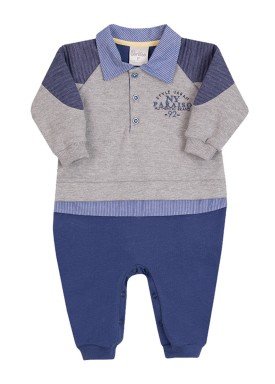 macacao longo bebe masculino style azul paraiso 10137