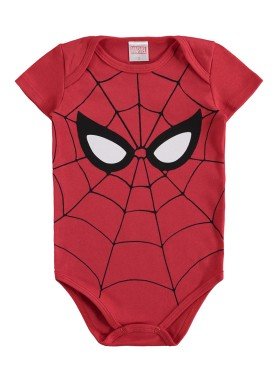 body bebe masculino homem aranha vermelho marlan a6014