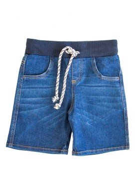 bermuda jeans infantil masculina azul lbm j008 clipers 1