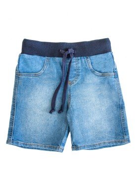 bermuda jeans infantil masculina azul lbm j008 stone 1