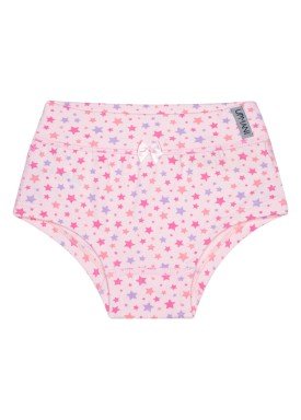 calcinha infantil feminina estrelas rosa upman mini 464c5