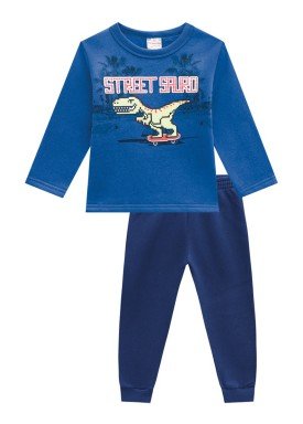 conjunto moletom infantil masculino street sauro azul brandili 54007 1