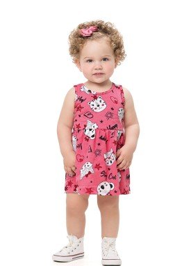 vestido bebe infantil feminino stay cool rosa alenice 41201 1