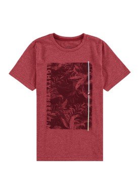 camiseta malha view flex infantil masculina vermelho fico 48564