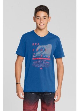 camiseta meia malha juvenil masculina respect azul fico 48593 1