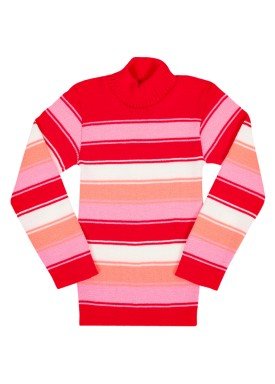 blusa la infantil feminina listrada pink remyro 0902 1