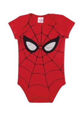 body suedine bebe masculino homem aranha vermelho marlan a4004