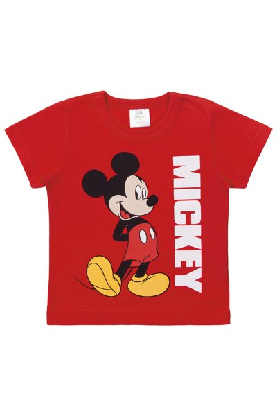 Camiseta Bebê Menino Mickey Vermelho - Marlan