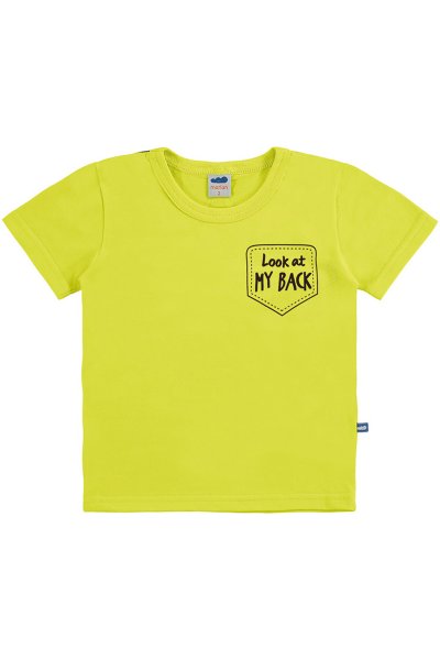 Camiseta Infantil Menino My Back Verde - Marlan