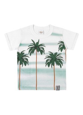 camiseta meia malha infantil masculina palmeiras branco elian 221089