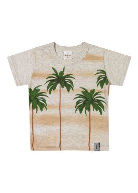 camiseta meia malha infantil masculina palmeiras mescla elian 221089