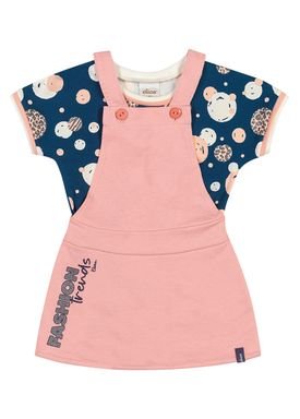 conjunto blusa e jardineira infantil feminino fashion marinho elian 231528 1