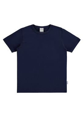 camiseta basica meia malha juvenil masculina marinho alakazoo 00179