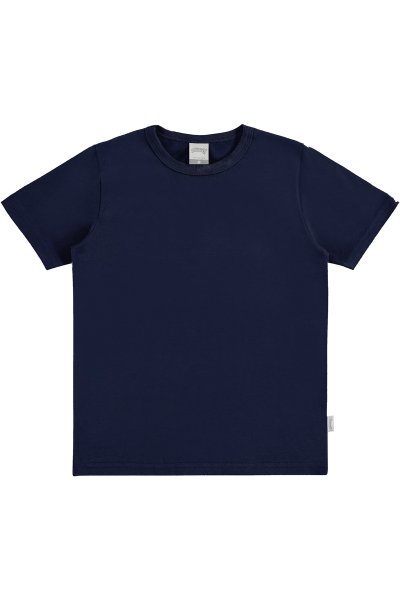 Camiseta Básica Infantil/Juvenil Menino Marinho - Alakazoo