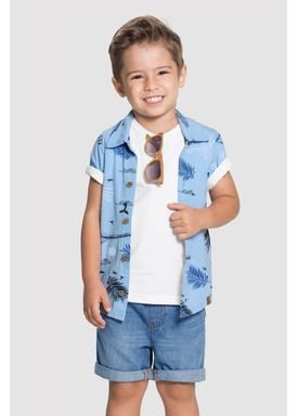 camisa malha flex infantil masculina tropical azul alakazoo 50464 1