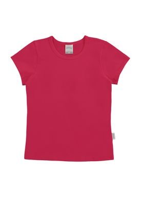 blusa basica cotton infantil juvenil feminina vermelho alakazoo 00190