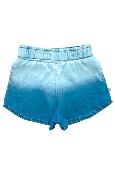 Bermuda Jeans Infantil Menina Azul - Anna Chica